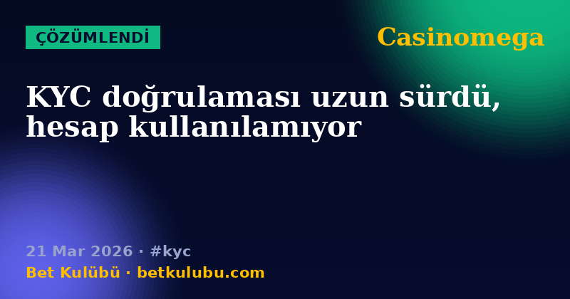 Casinomega — 21 Mar 2026