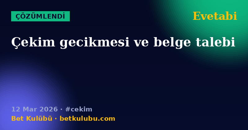 Evetabi — 12 Mar 2026