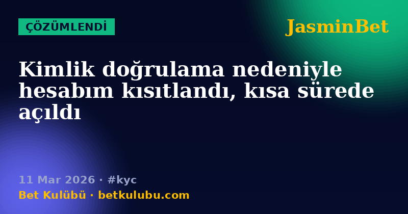 JasminBet — 11 Mar 2026