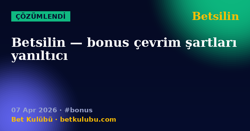 Betsilin — 07 Apr 2026