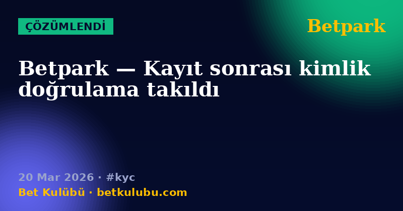 Betpark — 20 Mar 2026