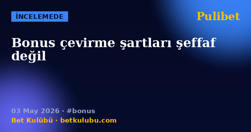 Pulibet — 03 May 2026