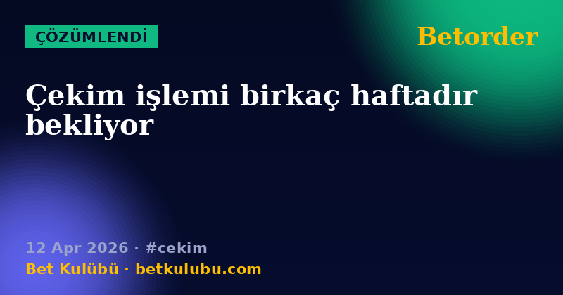 Betorder — 12 Apr 2026
