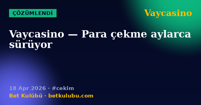 Vaycasino — 18 Apr 2026
