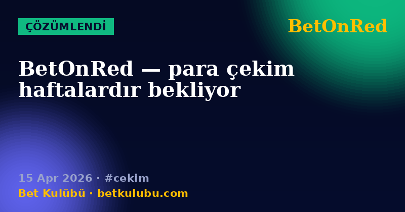 BetOnRed — 15 Apr 2026