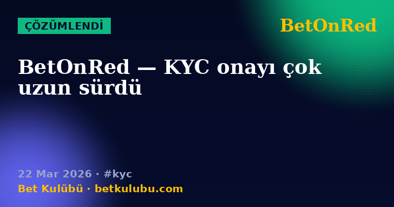 BetOnRed — 22 Mar 2026