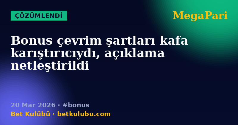 MegaPari — 20 Mar 2026