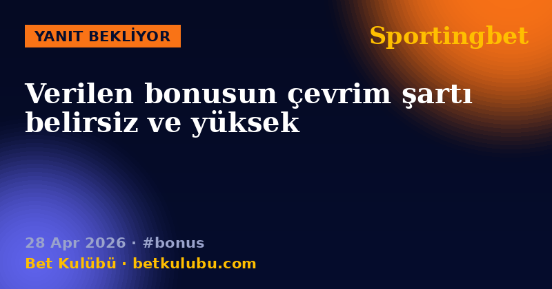 Sportingbet — 28 Apr 2026