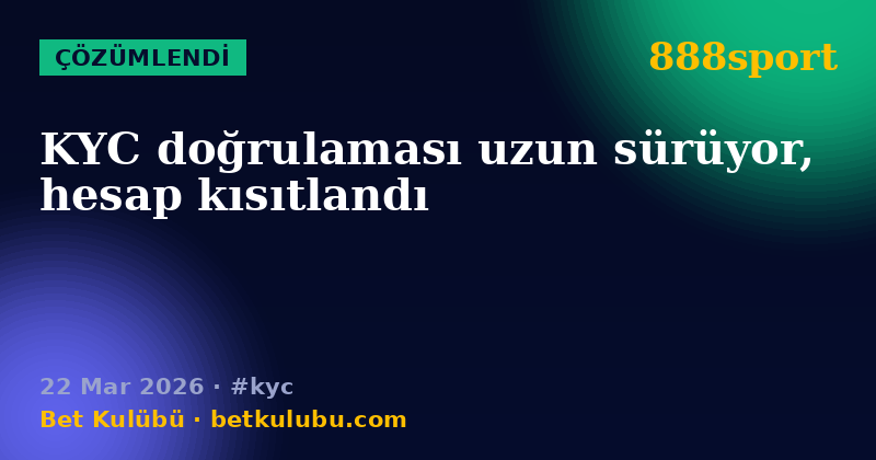 888sport — 22 Mar 2026