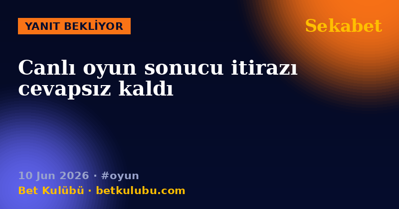 Sekabet — 10 Jun 2026