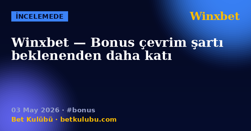 Winxbet — 03 May 2026