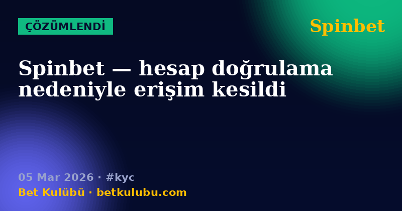Spinbet — 05 Mar 2026