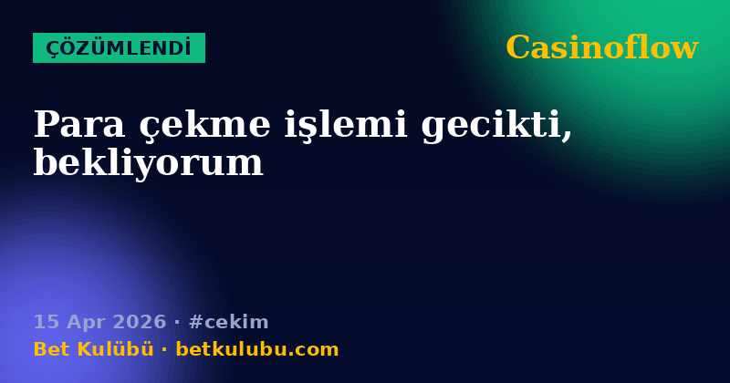 Casinoflow — 15 Apr 2026