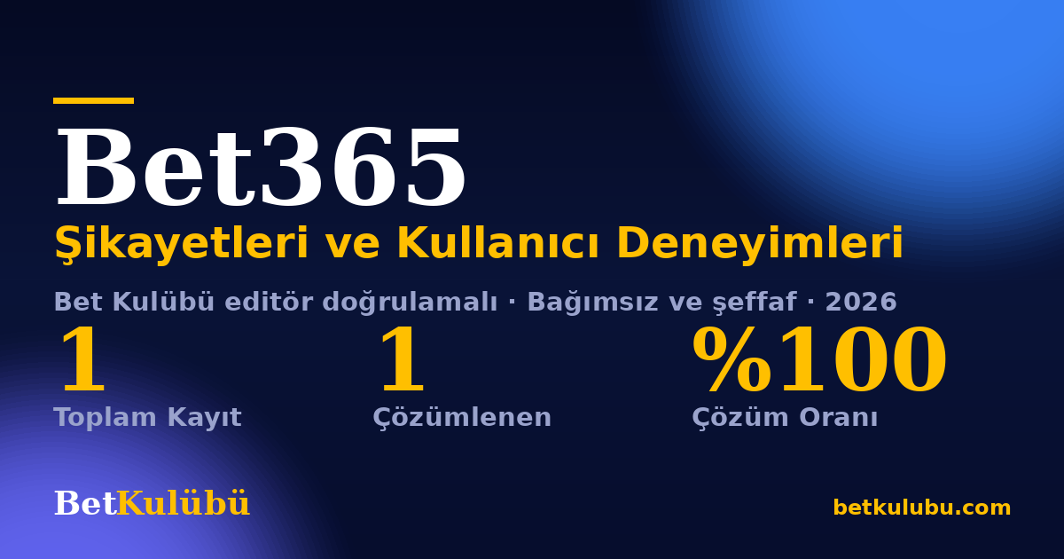 Bet365 şikayet sayfası kart görseli