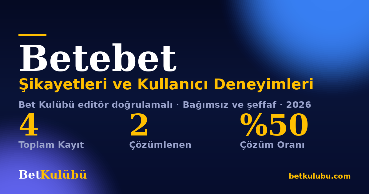Betebet şikayet sayfası kart görseli