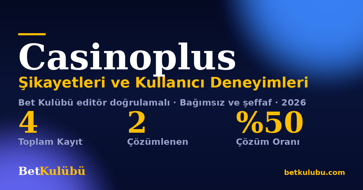 Casinoplus şikayet sayfası kart görseli