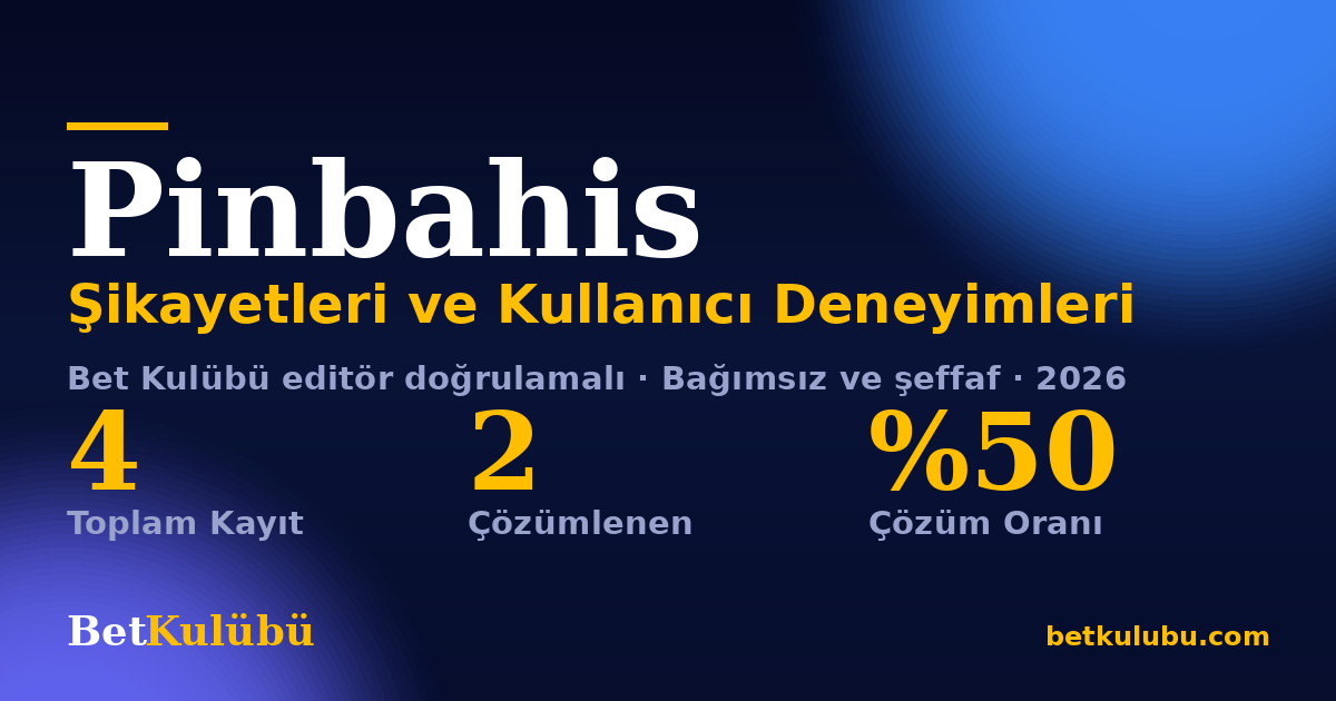 Pinbahis şikayet sayfası kart görseli