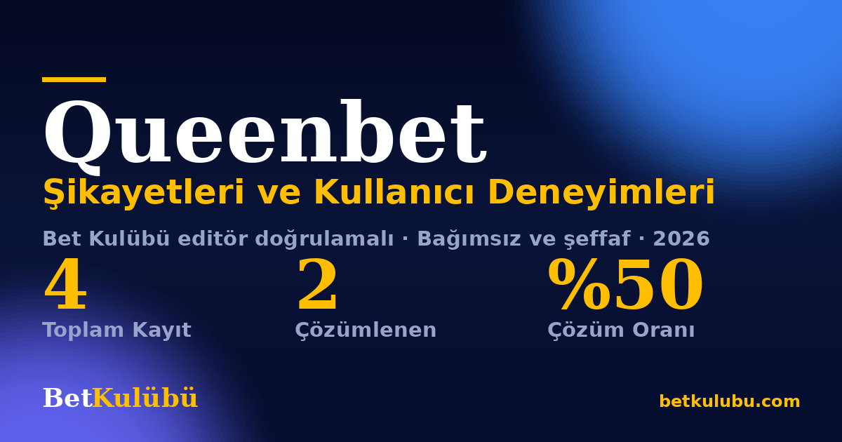 Queenbet şikayet sayfası kart görseli