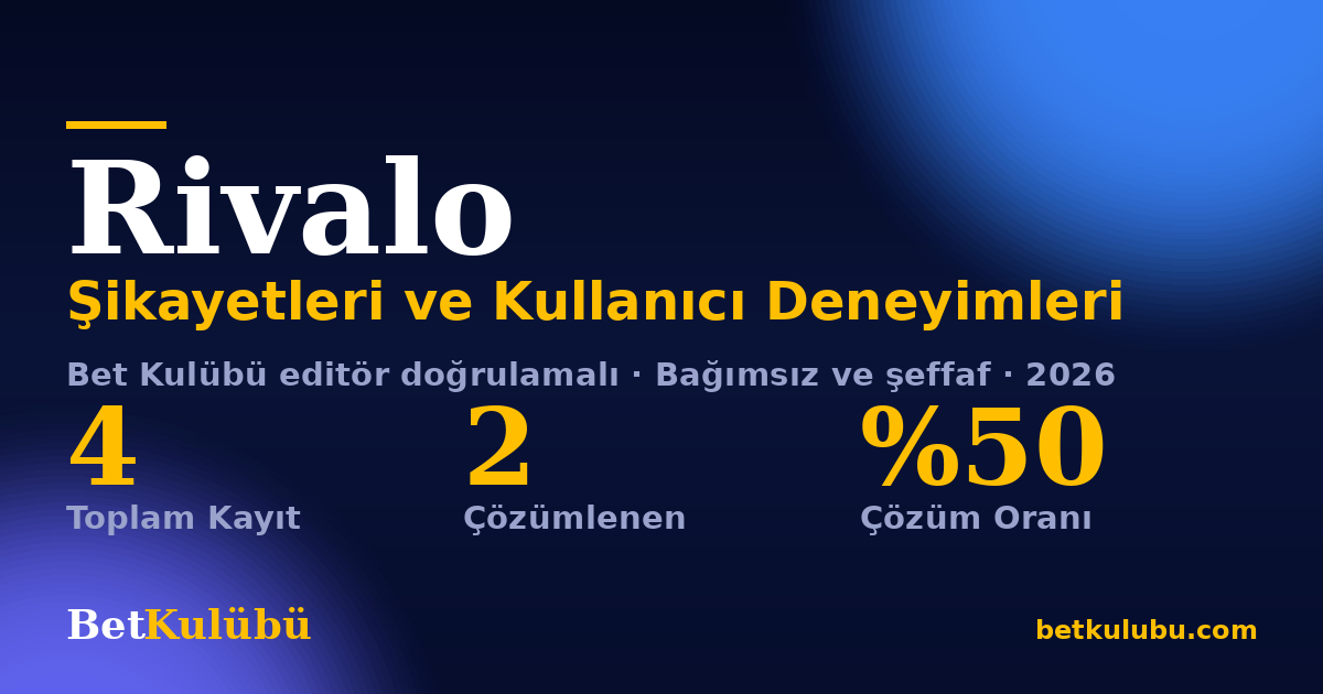Rivalo şikayet sayfası kart görseli