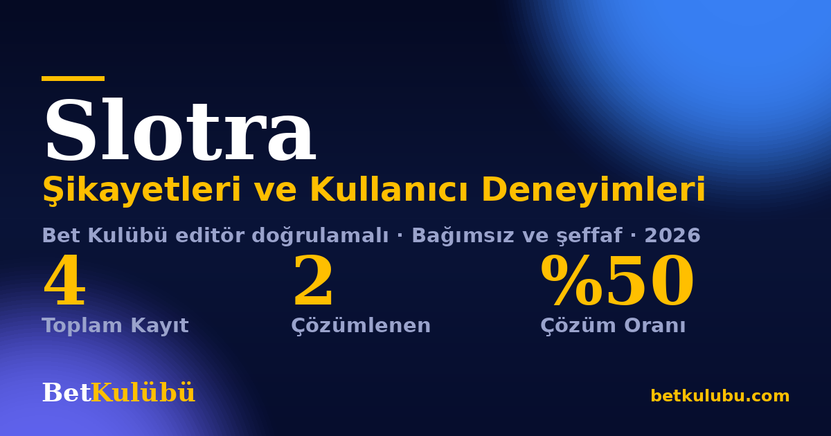 Slotra şikayet sayfası kart görseli