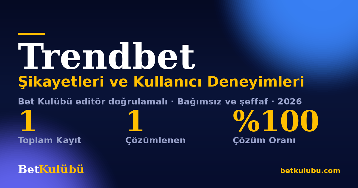 Trendbet şikayet sayfası kart görseli