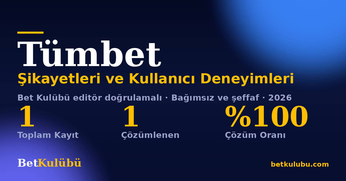 Tümbet şikayet sayfası kart görseli