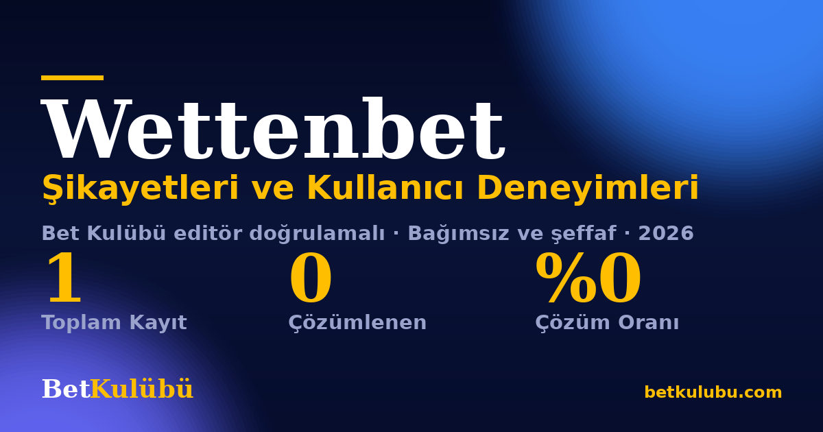 Wettenbet şikayet sayfası kart görseli