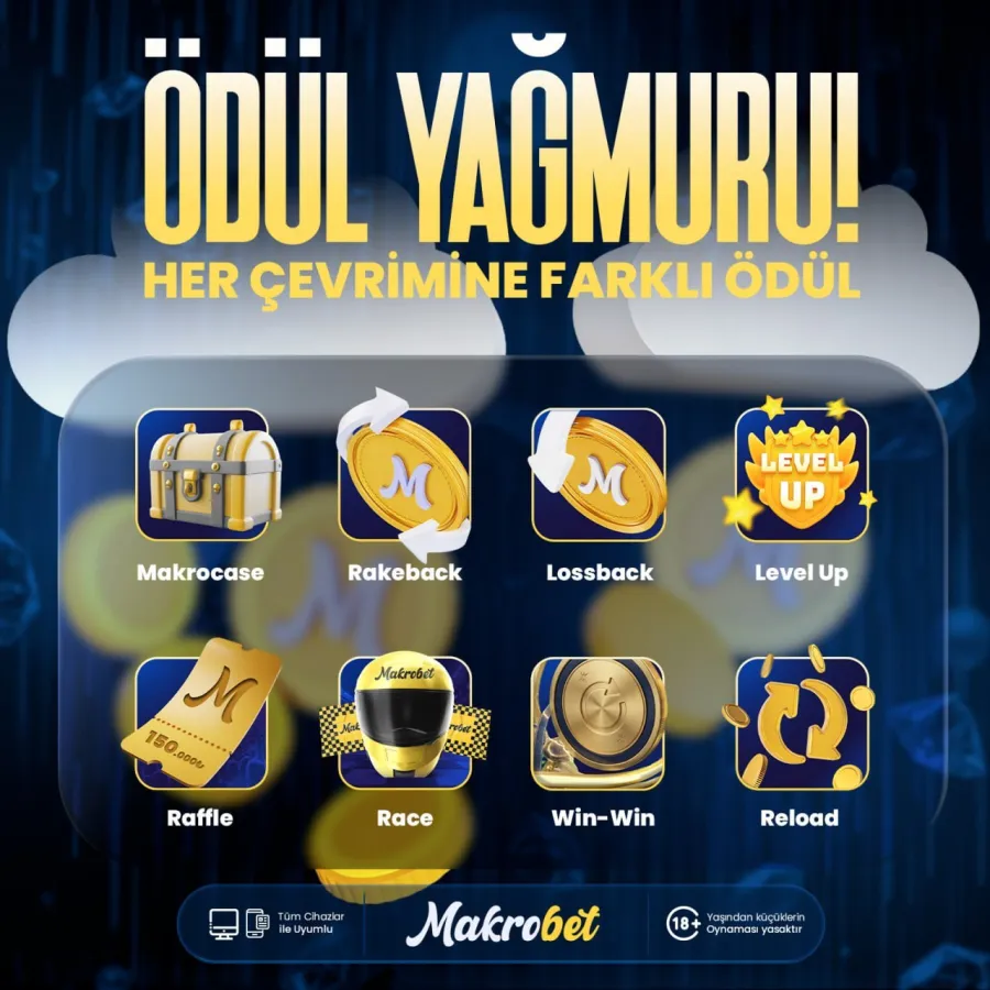 Makrobet promosyon ve bonus kampanyaları ekran görüntüsü